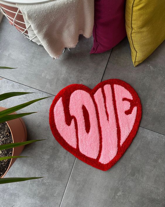Heart Love Rug