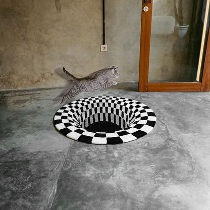 3D Hole Illusion Rug