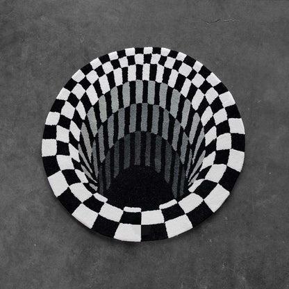 3D Hole Illusion Rug