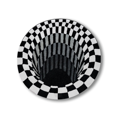 3D Hole Illusion Rug
