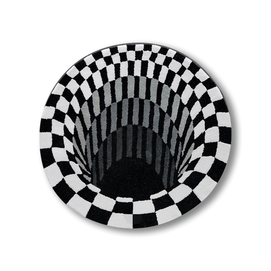 3D Hole Illusion Rug