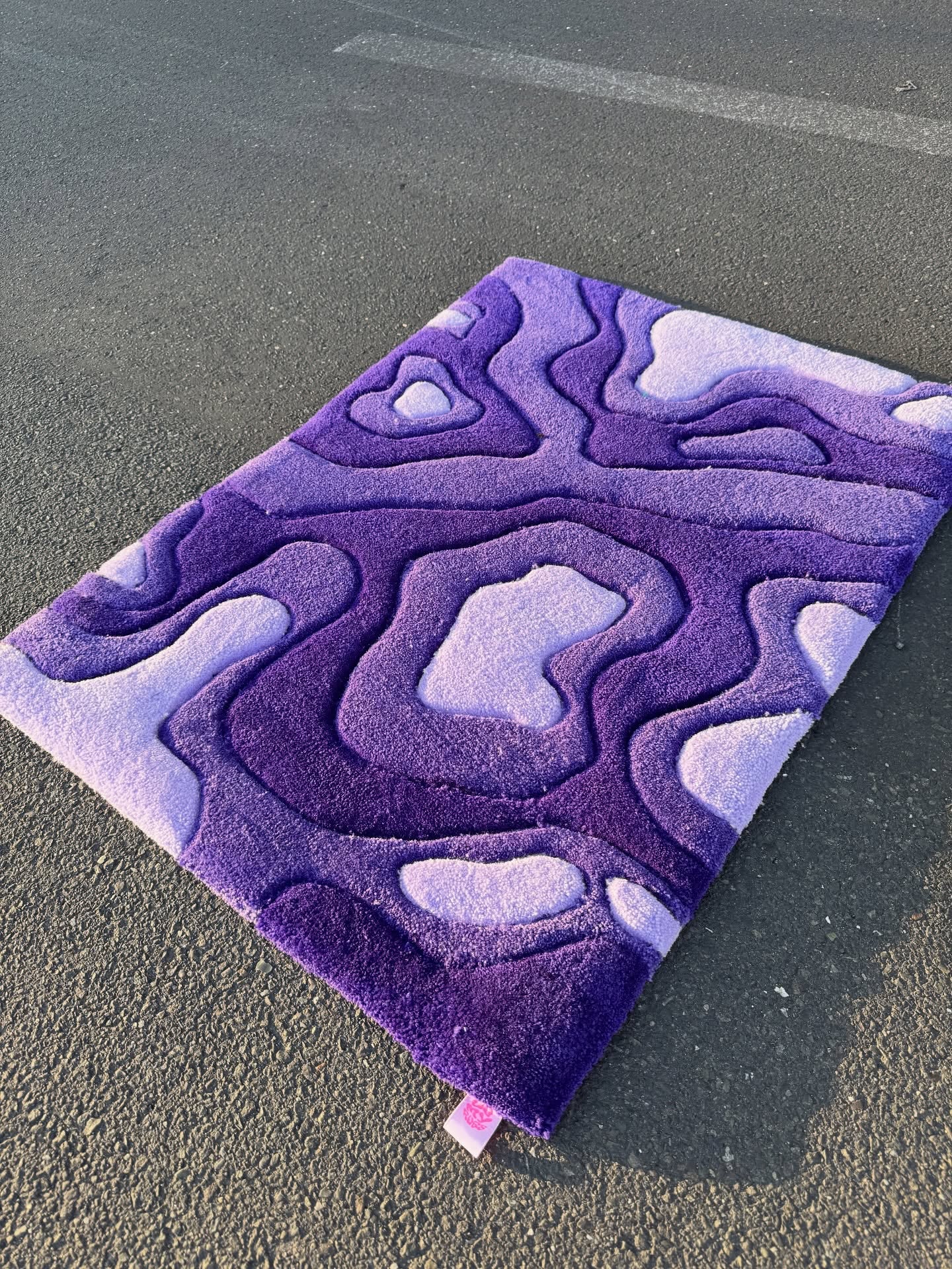 Wave Purple Rug